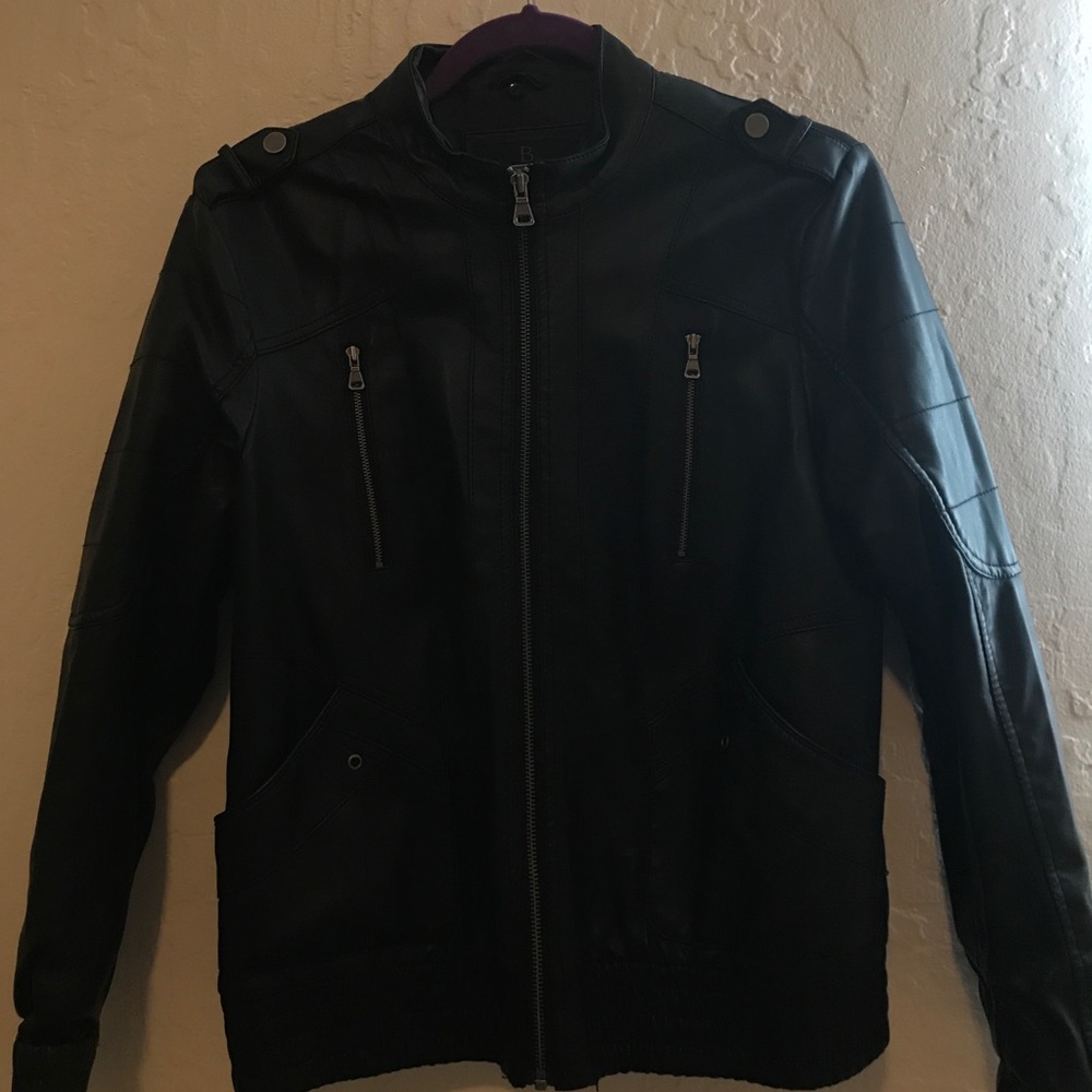 Black Biker Leather Jacket